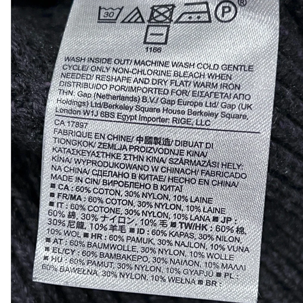 Banana Republic Men's Textured Knit Sweater Dark Gray Crew Neck Size XL‎